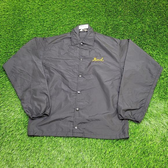 Vintage 80s MOD Warm-Up Coach Jacket S/M 22x28 420 Baggy - Picture 1 of 13